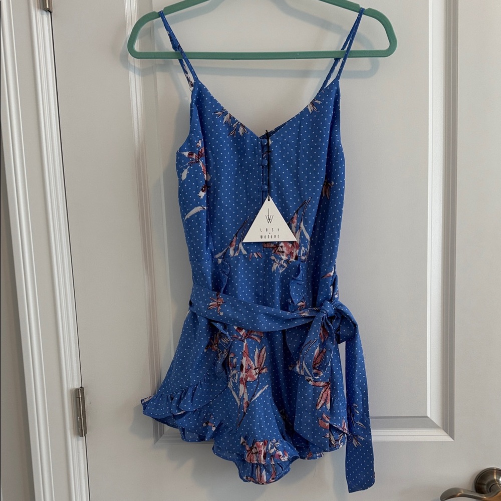NWT M Lost & Wander shorts romper